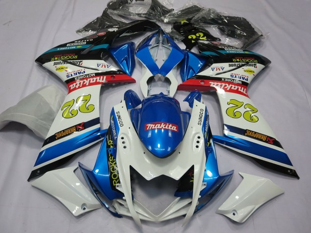 22 2007-2008 Suzuki GSXR 1000 Motorcycle Fairings