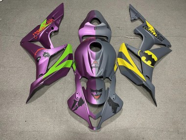 Bat Man vs Joker Matte 2007-2008 Honda CBR600RR Motorcycle Fairings