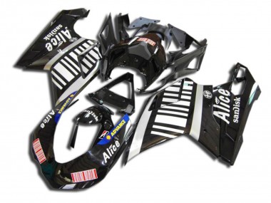 Black Alice 2007-2012 Ducati 848 1098 1198 Motorcycle Fairings