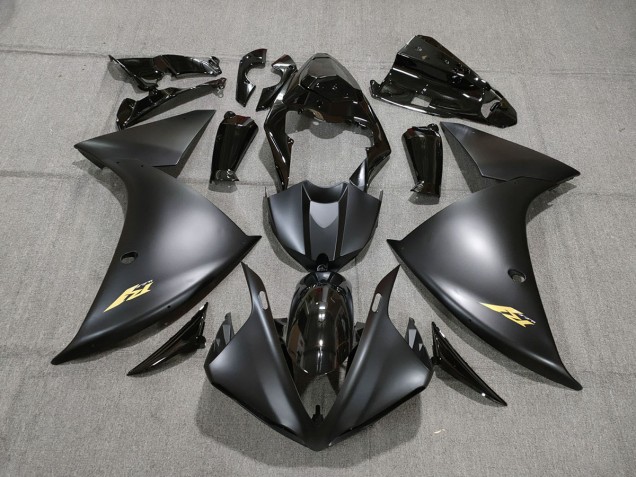 Black and Gold 2009-2012 Yamaha R1 Motorcycle Fairings