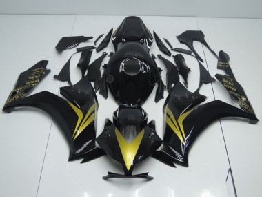 Black and Gold 2012-2016 Honda CBR1000RR Motorcycle Fairings