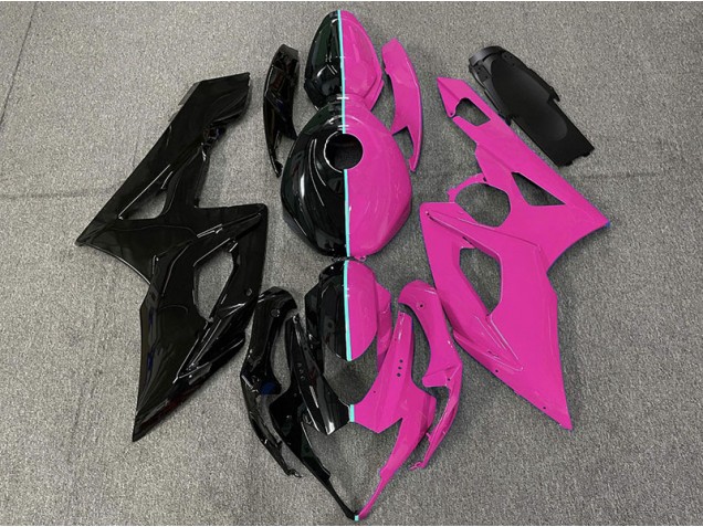 Black and Pink 2005-2006 Suzuki GSXR 1000 Motorcycle Fairings