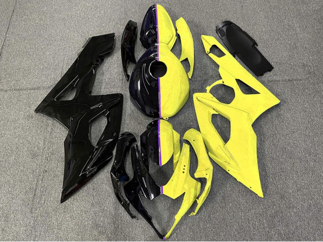 Black and Yellow 2005-2006 Suzuki GSXR 1000 Motorcycle Fairings