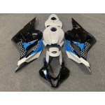 Black Blue and White 2009-2012 Honda CBR600RR Motorcycle Fairings