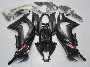 Black Matte Gloss 2011-2015 Kawasaki ZX10R Motorcycle Fairings