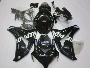 Black Repsol 2008-2011 Honda CBR1000RR Motorcycle Fairings