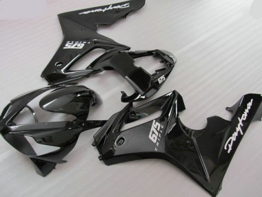 Black Triple 2006-2008 Triumph Daytona 675 Motorcycle Fairings