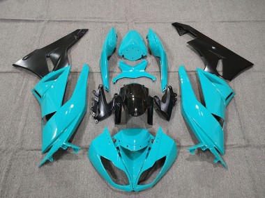 Blue 2009-2012 Kawasaki ZX6R Motorcycle Fairings