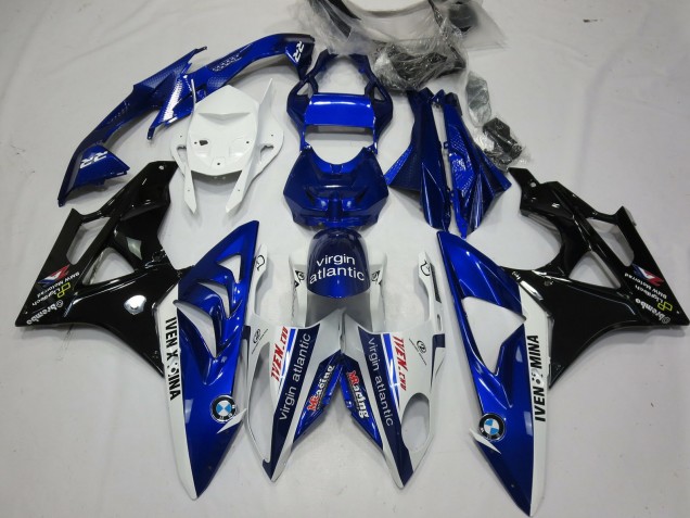 Blue and Black 2009-2018 BMW S1000RR Motorcycle Fairings