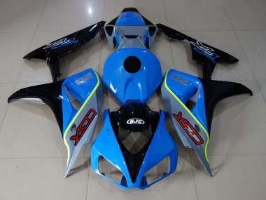 Blue and Black Custom CBR 2006-2007 Honda CBR1000RR Motorcycle Fairings