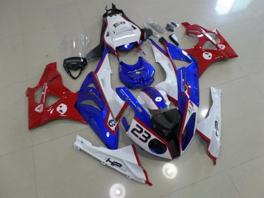 Blue and Red 2009-2016 BMW S1000RR Motorcycle Fairings