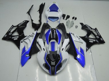 Blue and White 2009-2016 BMW S1000RR Motorcycle Fairings