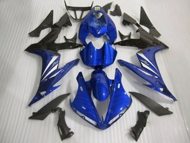 Blue Black and White Gloss Style 2004-2006 Yamaha R1 Motorcycle Fairings