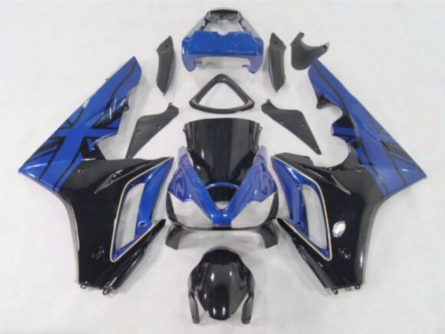 Blue Flag / Black 2006-2008 Triumph Daytona 675 Motorcycle Fairings