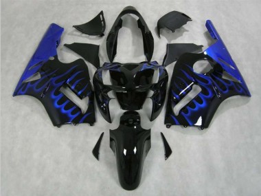 Blue Flame 2002-2005 Kawasaki ZX12R Motorcycle Fairings