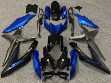 Blue Green Logo 2008-2010 Suzuki GSXR 600-750 Motorcycle Fairings