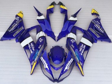 Blue Logo Style 2013-2018 Kawasaki ZX6R Motorcycle Fairings