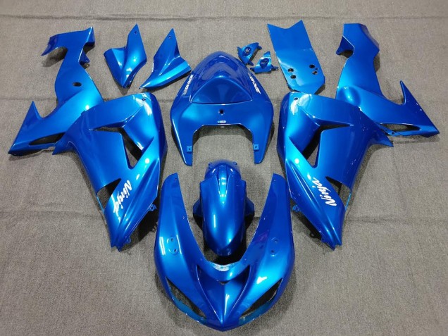 Blue Ninja 2006-2007 Kawasaki ZX10R Motorcycle Fairings