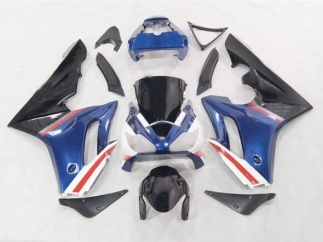 Blue / Red and White 2006-2008 Triumph Daytona 675 Motorcycle Fairings