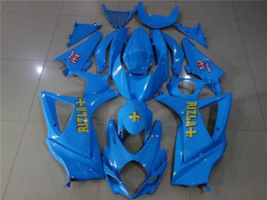 Blue Rizzla- GSXR 1000 07-08 2007-2008 Suzuki GSXR 1000 Motorcycle Fairings