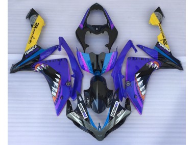 Blue Shark 2007-2008 Yamaha R1 Motorcycle Fairings