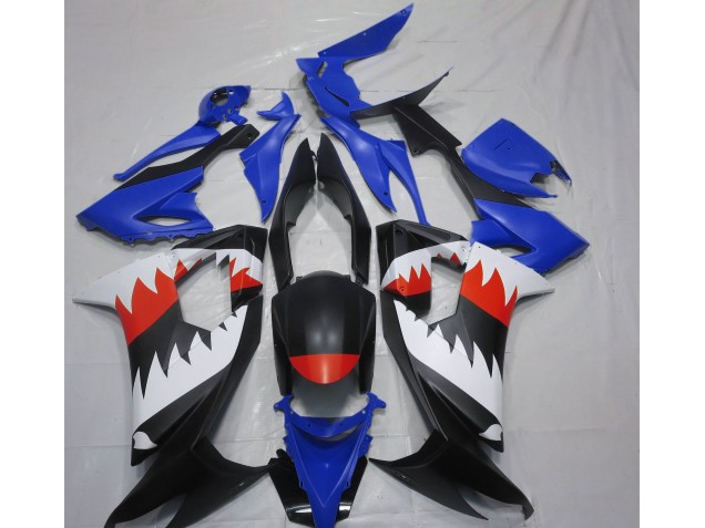 Blue Shark 2008-2010 Kawasaki ZX10R Motorcycle Fairings