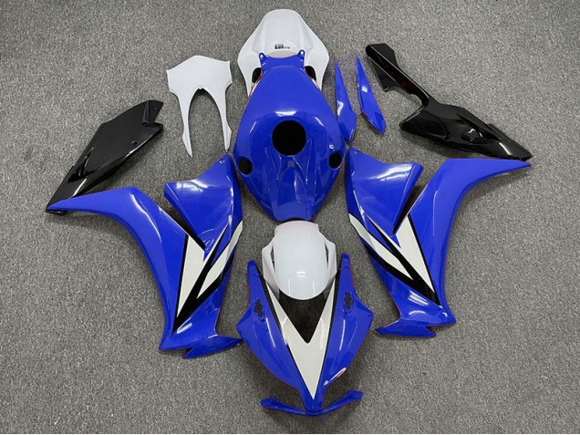 Blue with White 2012-2016 Honda CBR1000RR Motorcycle Fairings