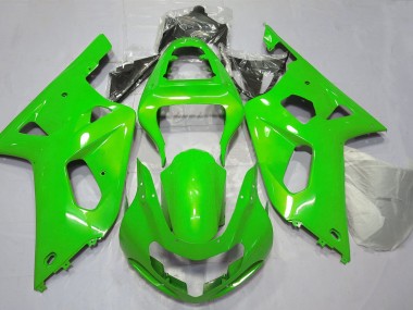 Bright Green 2001-2003 Suzuki GSXR 600-750 Motorcycle Fairings