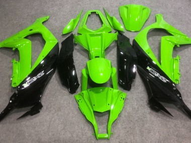 Bright Green & Green R 2016-2019 Kawasaki ZX10R Motorcycle Fairings