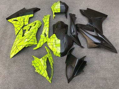 Bright Yellow and Matte Black 2009-2018 BMW S1000RR Motorcycle Fairings