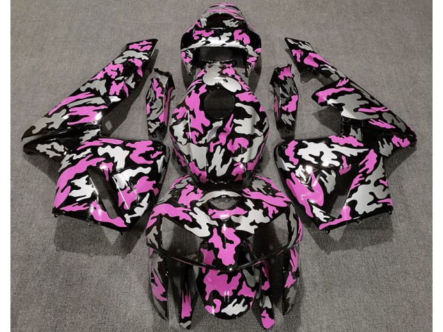 Camo & LIGHT PINK 2005-2006 Honda CBR600RR Motorcycle Fairings