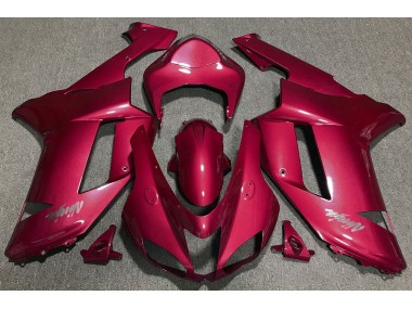 Candy Red 2007-2008 Kawasaki ZX6R Motorcycle Fairings