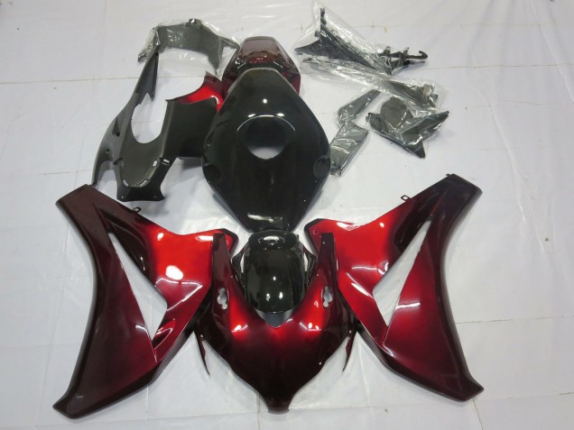 Candy Red and Black 2008-2011 Honda CBR1000RR Motorcycle Fairings