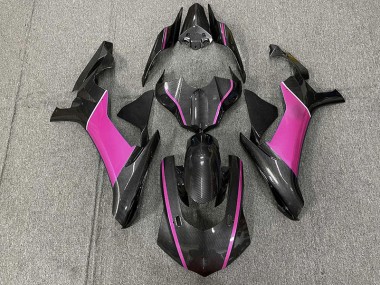 Carbon Fiber & Pink 2015-2019 Yamaha R1 Motorcycle Fairings