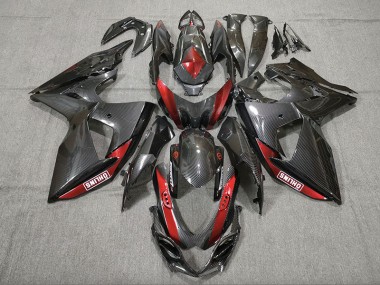 Carbon Fiber Red 2009-2016 Suzuki GSXR 1000 Motorcycle Fairings