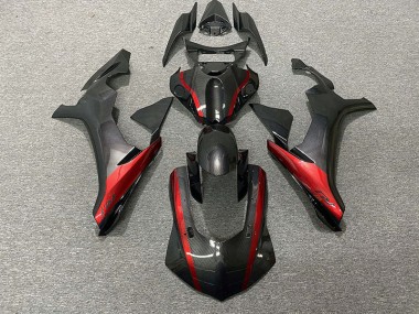 Carbon Fiber Style & Red 2015-2019 Yamaha R1 Motorcycle Fairings