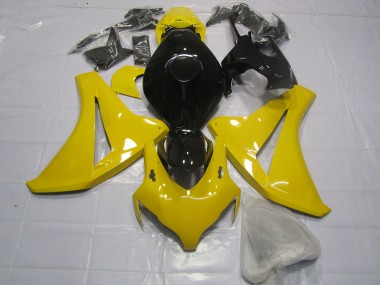 Clear Yellow and Black 2008-2011 Honda CBR1000RR Motorcycle Fairings