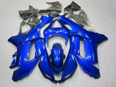 Complete Blue 2007-2008 Kawasaki ZX6R Motorcycle Fairings