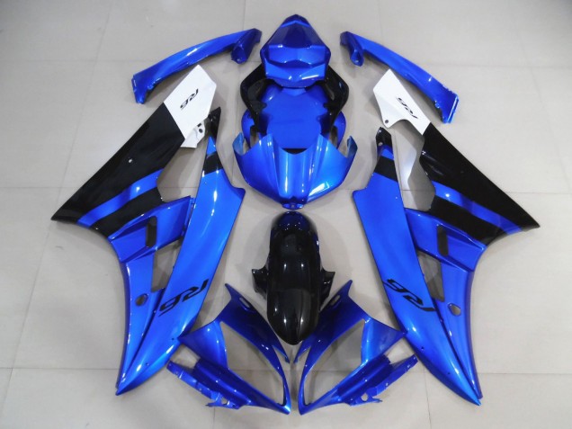 Custom Blue 2006-2007 Yamaha R6 Motorcycle Fairings