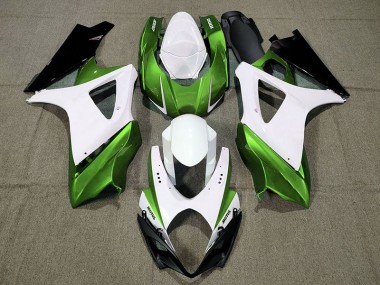 Custom Design Green 2007-2008 Suzuki GSXR 1000 Motorcycle Fairings