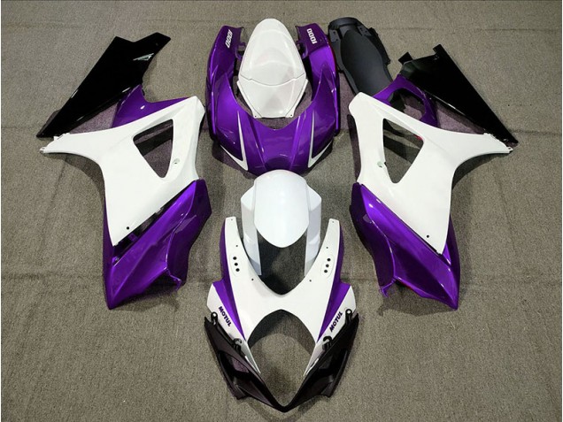 Custom Design Purple 2007-2008 Suzuki GSXR 1000 Motorcycle Fairings