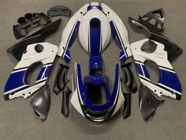 Dark Blue and white 1998-2007 Yamaha YZF600 Motorcycle Fairings