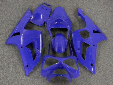 Dark Blue Plain 2003-2004 Kawasaki ZX6R Motorcycle Fairings