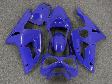 Dark Blue Plain 2003-2004 Kawasaki ZX6R Motorcycle Fairings