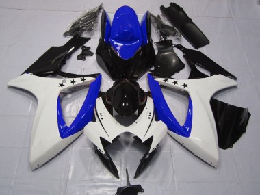 Dark Blue Star 2006-2007 Suzuki GSXR 600-750 Motorcycle Fairings