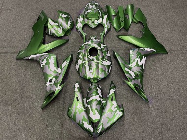 Dark Green Camo 2004-2006 Yamaha R1 Motorcycle Fairings