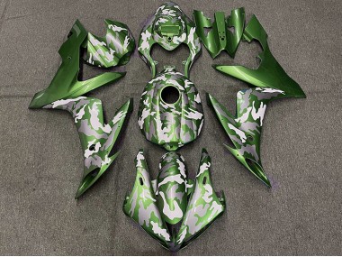 Dark Green Camo 2004-2006 Yamaha R1 Motorcycle Fairings