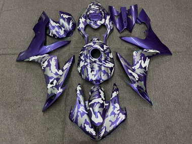 Dark Purple Camo 2004-2006 Yamaha R1 Motorcycle Fairings