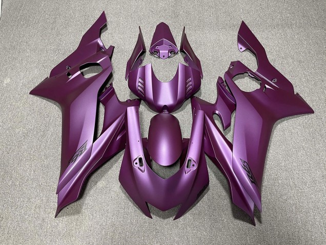 Dark Purple Matte 2017-2019 Yamaha R6 Motorcycle Fairings