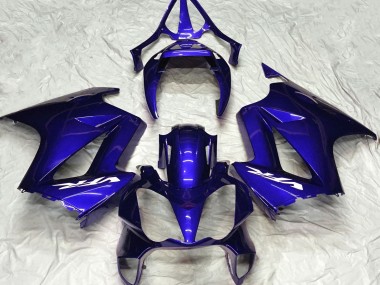 Deep Blue Plain 2002-2012 Honda VFR800 Motorcycle Fairings